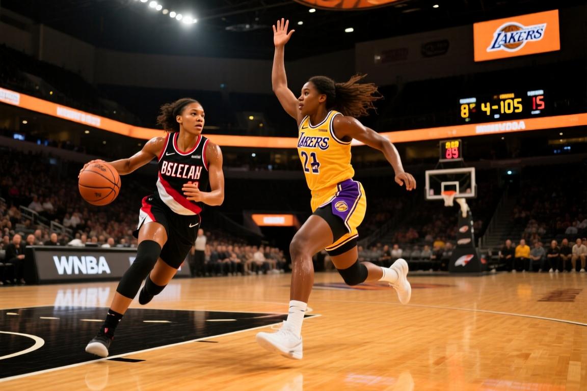 WNBA常规赛波特兰火焰84-105洛杉矶火花全场集锦