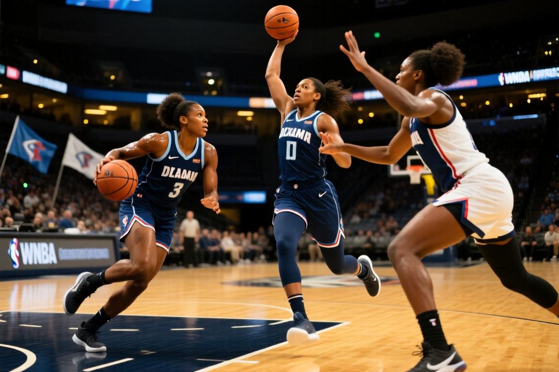 09月22日WNBA常规赛亚特兰大梦想95-84纽约自由人集锦