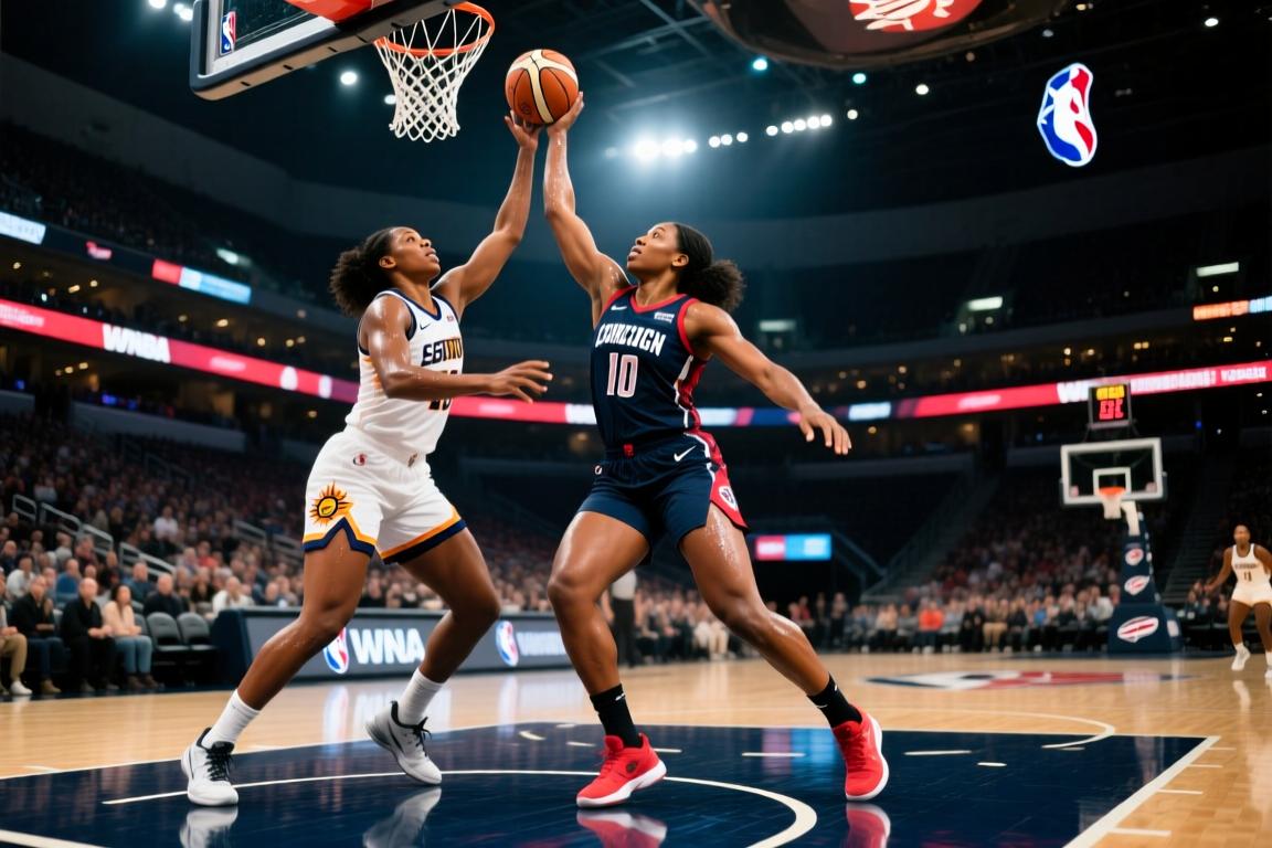 WNBA常规赛康涅狄格太阳69-79华盛顿神秘人全场集锦