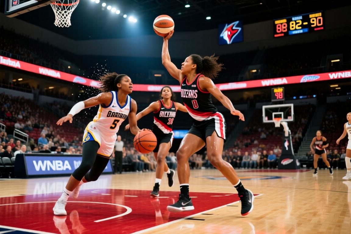 WNBA常规赛金州女武神82-90波特兰火焰全场集锦