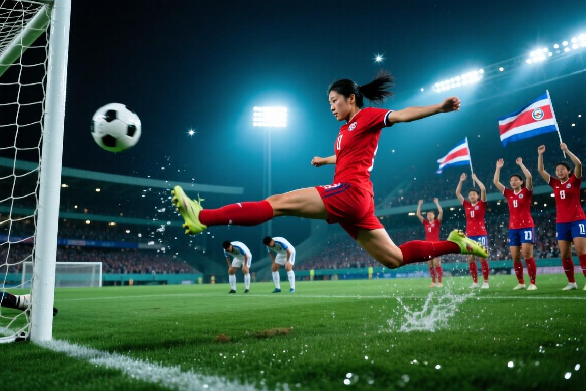 U20女足世界杯-朴玉伊破门朝鲜3-0哥伦比亚