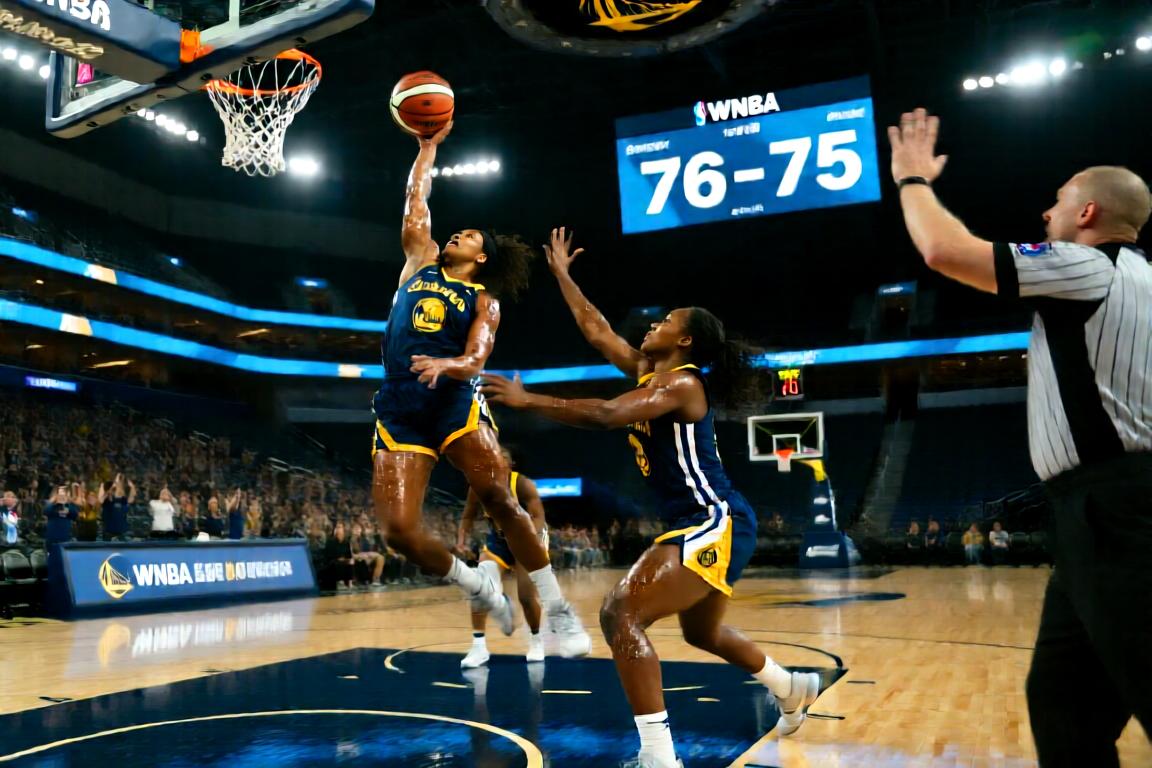 WNBA常规赛收官战金州女武神76-75洛杉矶火花全场集锦