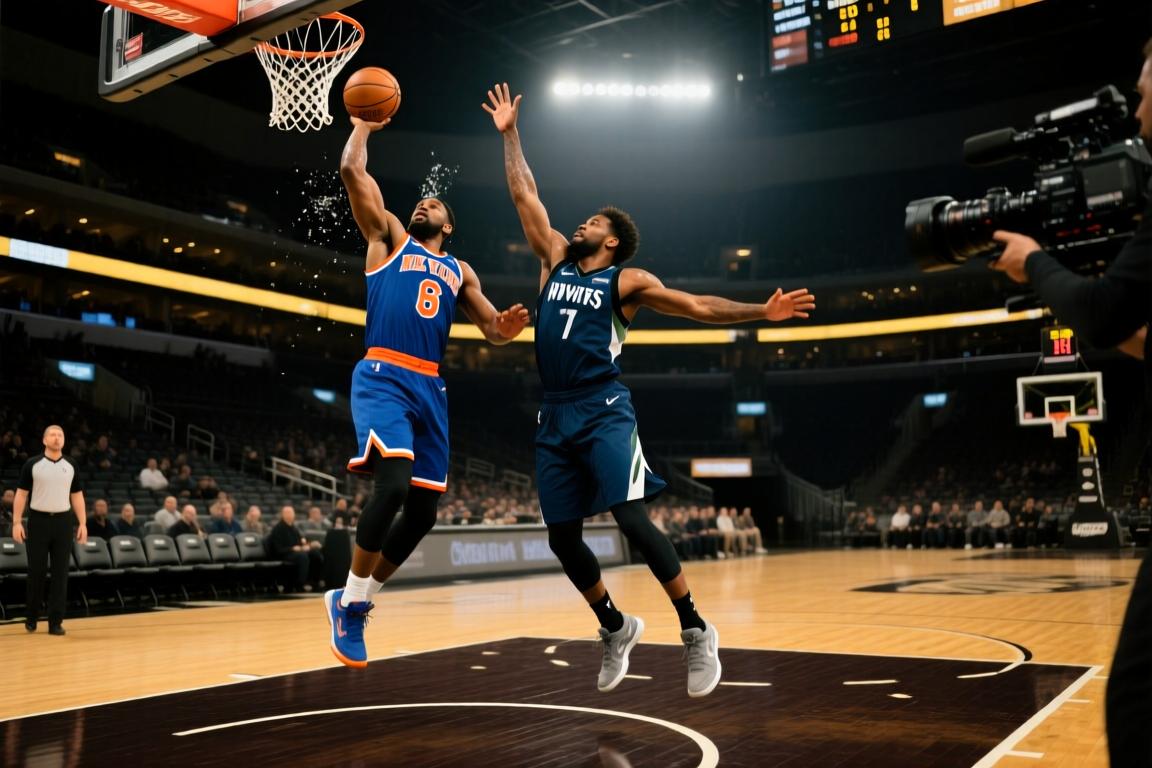 尼克斯vs森林狼直播录像(全场)_NBA季前赛_10月13日