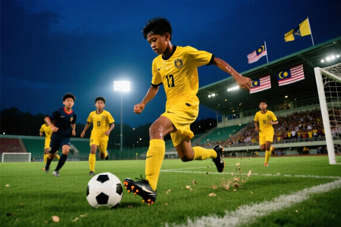 10月29日U15世界杯第二级别马来西亚U15vs中国U15男足进球