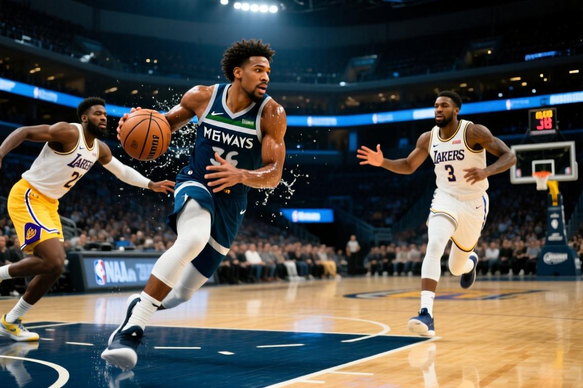 NBA杯-森林狼大胜快船鲍尔24+7麦丹23+6+7加兰24+5