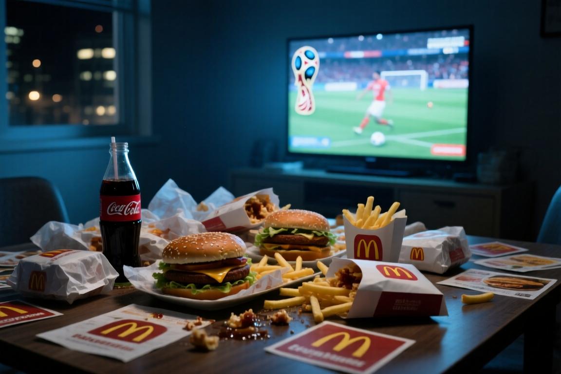 BBC研究:世界杯期间垃圾食品广告可见时长28.1小时 超过比赛总时长