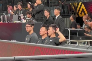 廖三宁赵嘉义国家队任务结束 归队观战北控洲际杯首秀