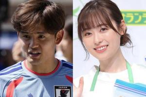 久保建英苦追一两年终抱得美人归!日本女星福原遥曾因担心球员花心而冷处理