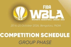 2026 FIBA亚洲女篮联赛分组揭晓：四川女篮携手国泰人寿老虎、阿卡里火花同处A组