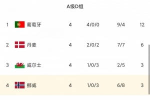 惨遭葡萄牙双杀!挪威吞三连败且哈兰德伤退,从世界杯八强跌至小组垫底