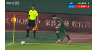 维塔尔禁区内犯规送点，米特里策点射建功，浙江2-4落后海港