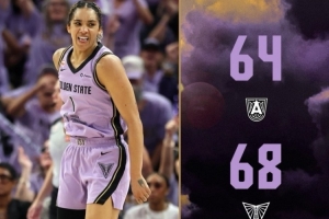 WNBA总决赛G1：女武神68-64力克亚特兰大梦想，加比·威廉姆斯狂砍26分