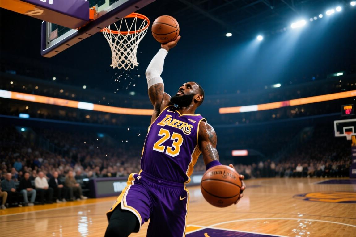 NBA官方：第24年还在起飞 詹姆斯砍两双实现个人生涯最大分差逆转