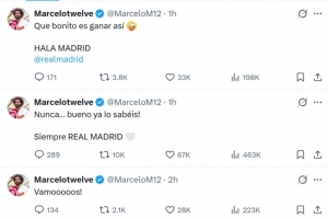 马塞洛社媒庆祝国家德比取胜：这样赢球太美妙，HALA MADRID