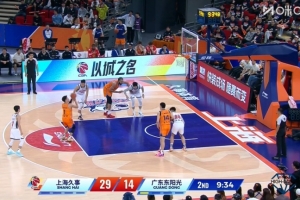 变阵！落后两位数的广东 次节祭出全华班阵容