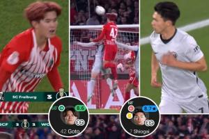 德国杯日本德比!21岁后藤启介&盐贝健人对轰双响 均未踢今年亚运